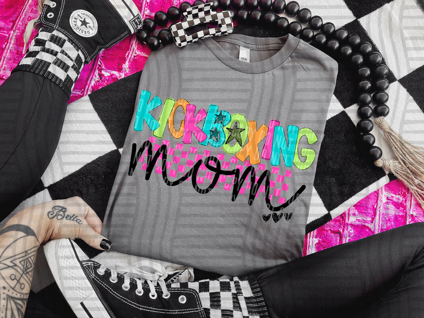 KICKBOXING MOM - DTF TRANSFER