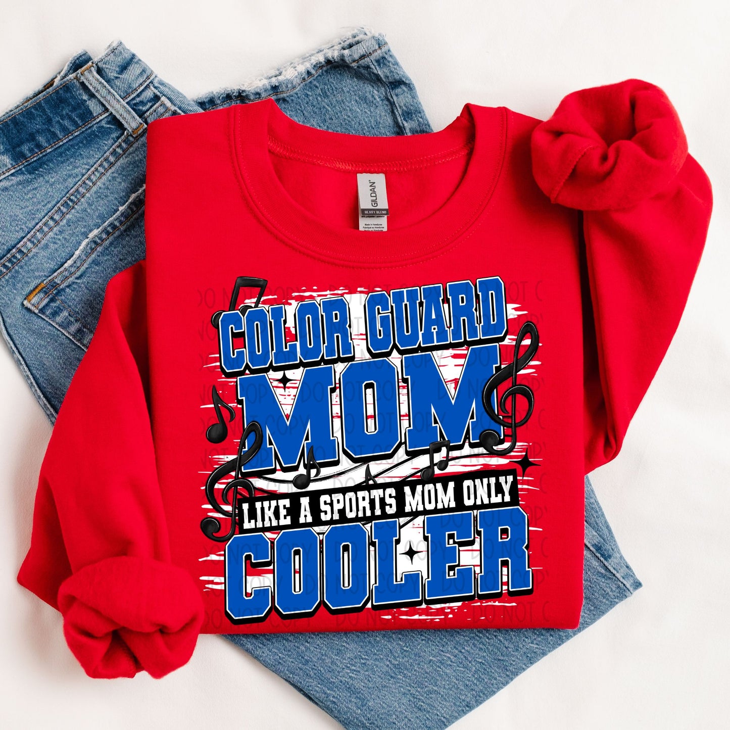 COLOR GUARD ROYAL BLUE - DTF TRANSFER