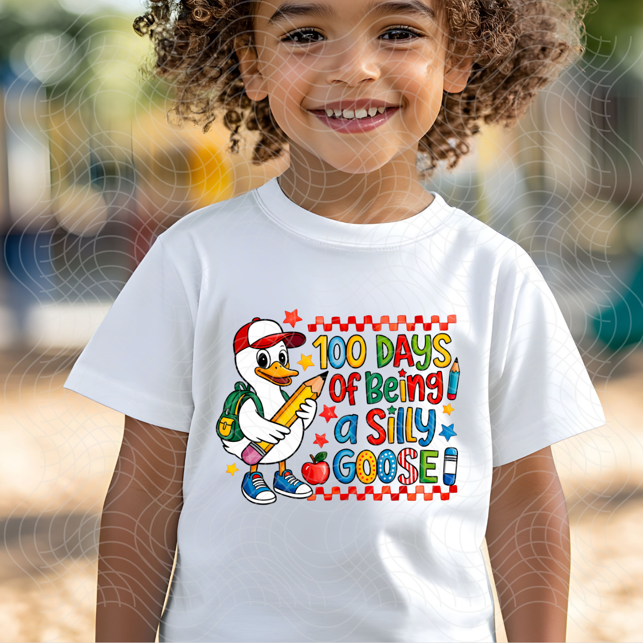 100 DAYS SILLY GOOSE - DTF TRANSFER
