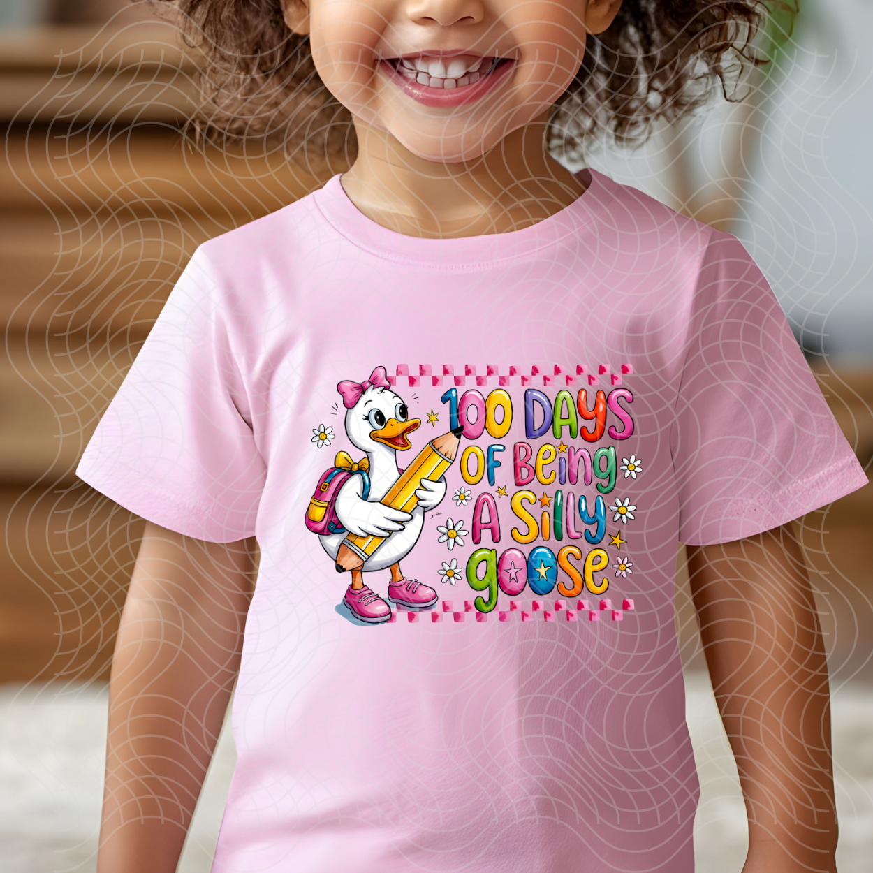 100 DAYS SILLY GOOSE - DTF TRANSFER
