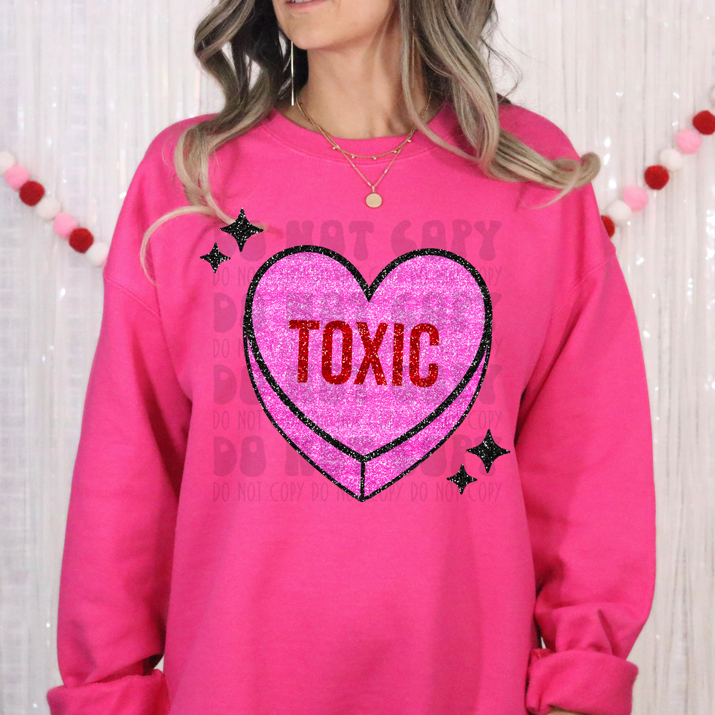 TOXIC FAUX GLITTER - DTF TRANSFER