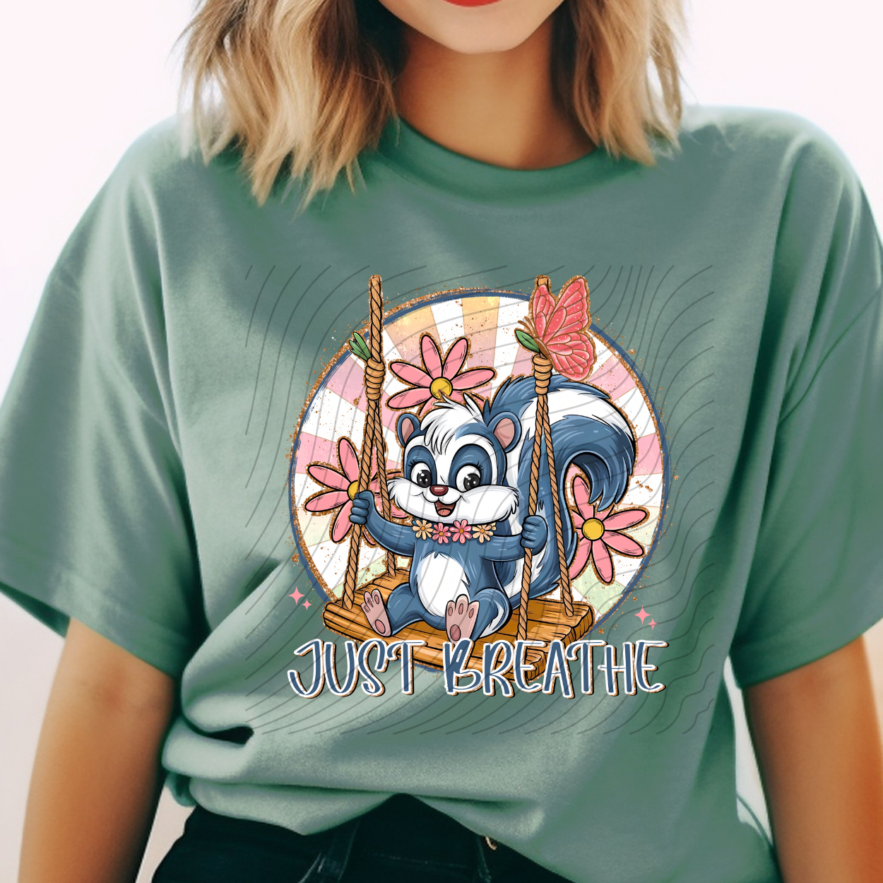 JUST BREATHE - DTF TRANSFER