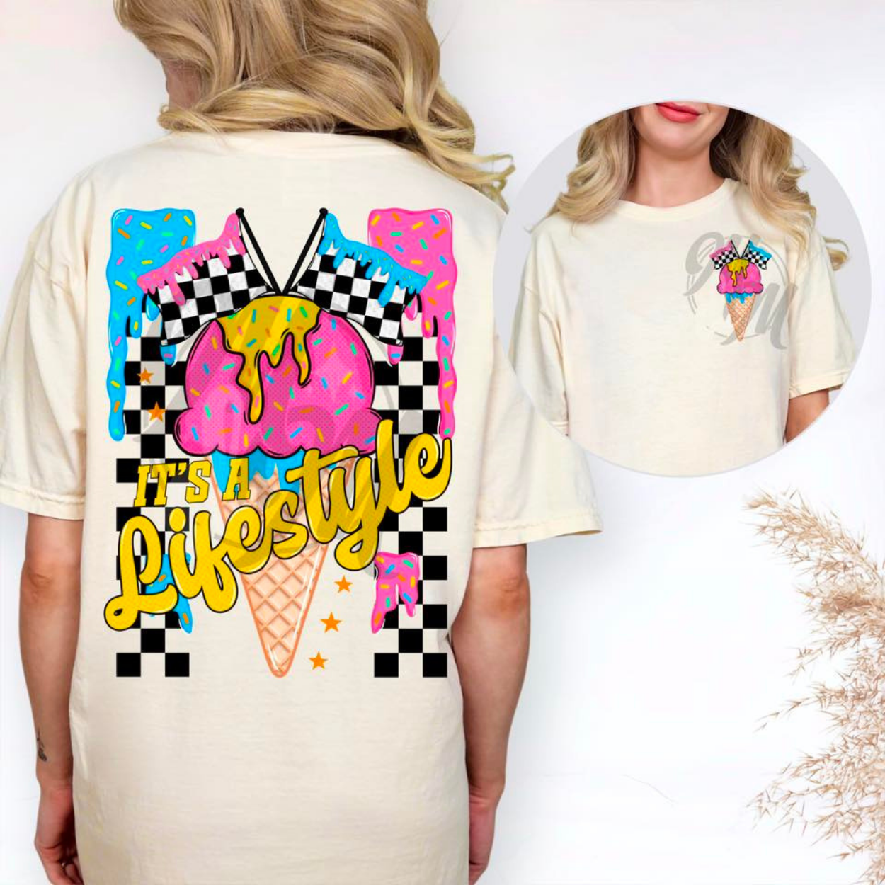 RACING DRIP LIFESTYLE W/ POCKET - DTF TRANSFER