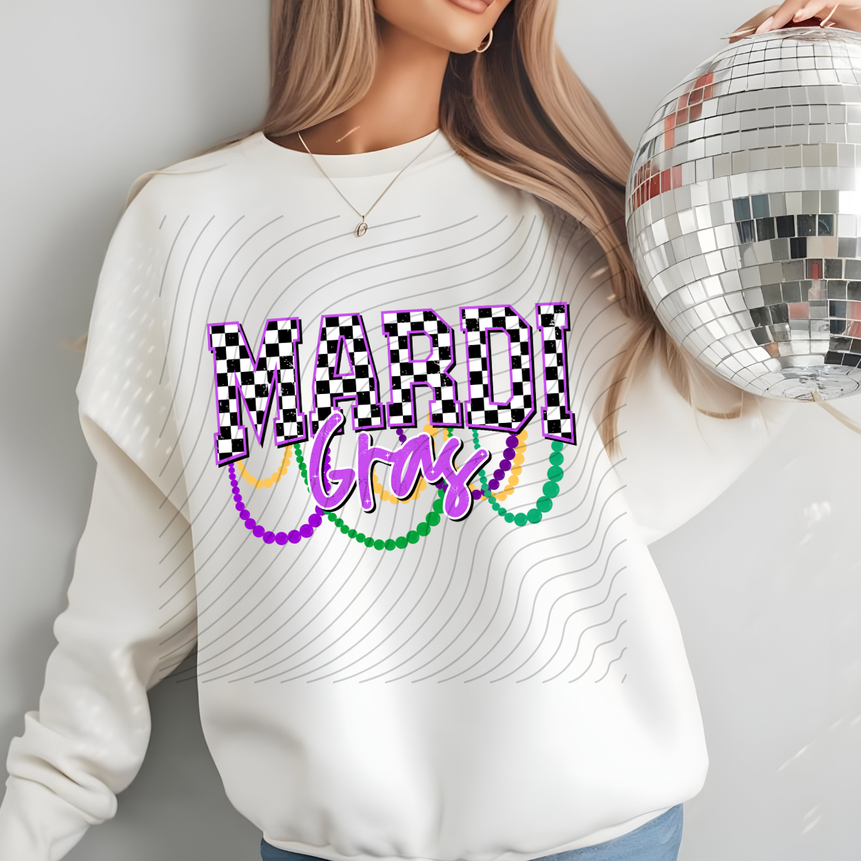 MARDI CHECKERED - DTF TRANSFER