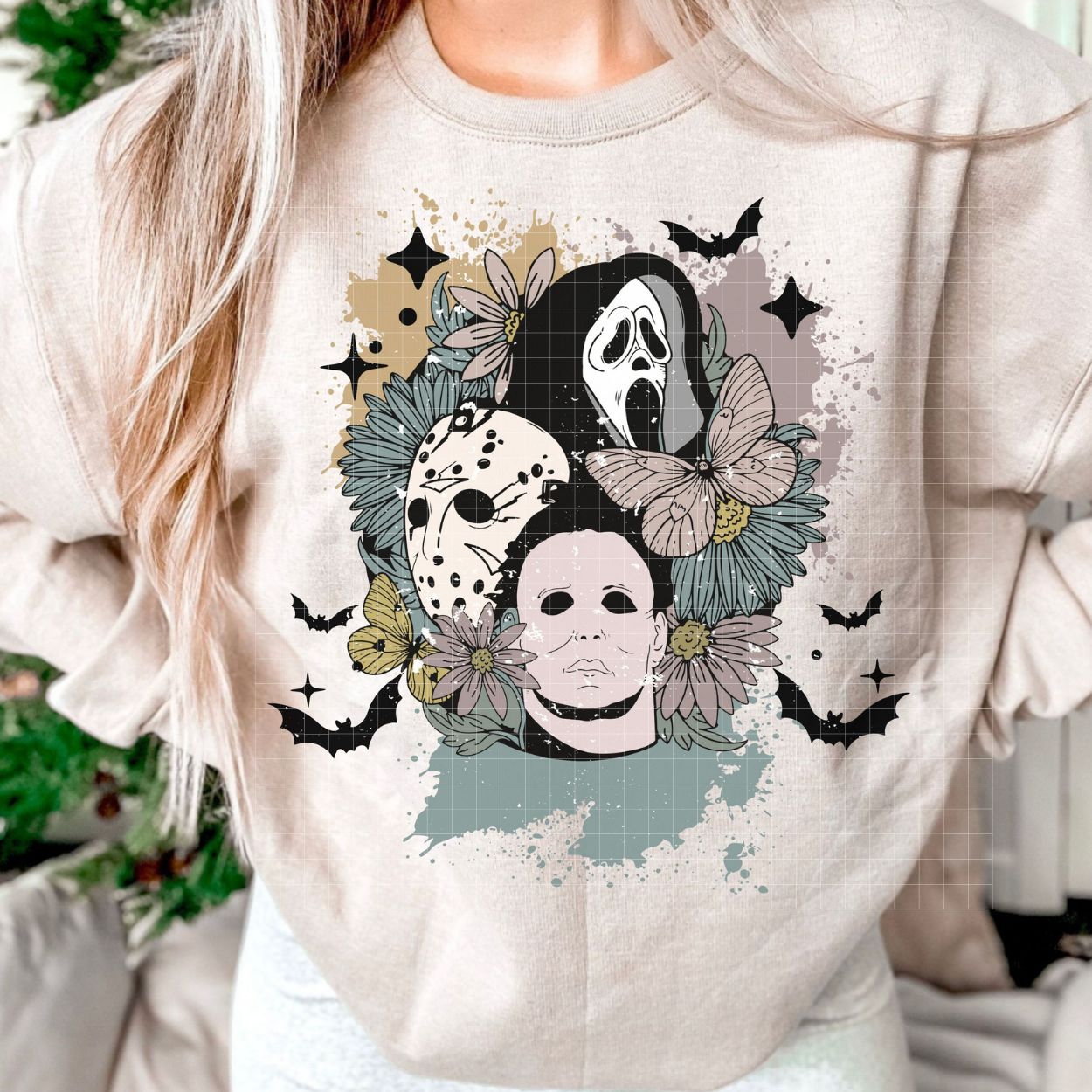 FLORAL MASKS - DTF TRANSFER