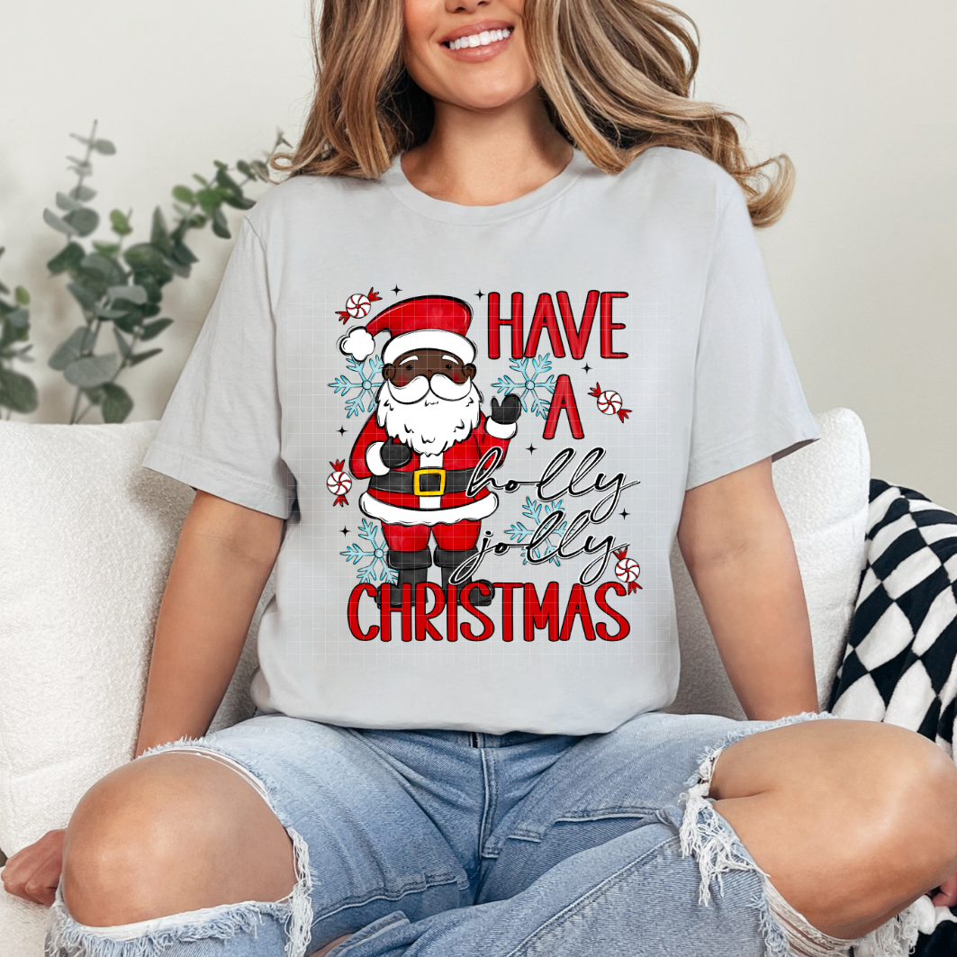 HOLLY JOLLY CHRISTMAS SKIN2 - DTF TRANSFER