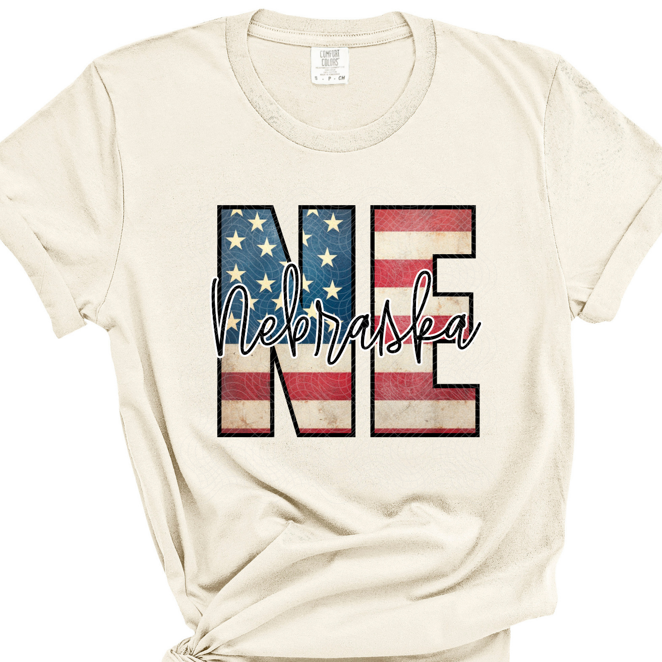 NEBRASKA FLAG - DTF TRANSFER