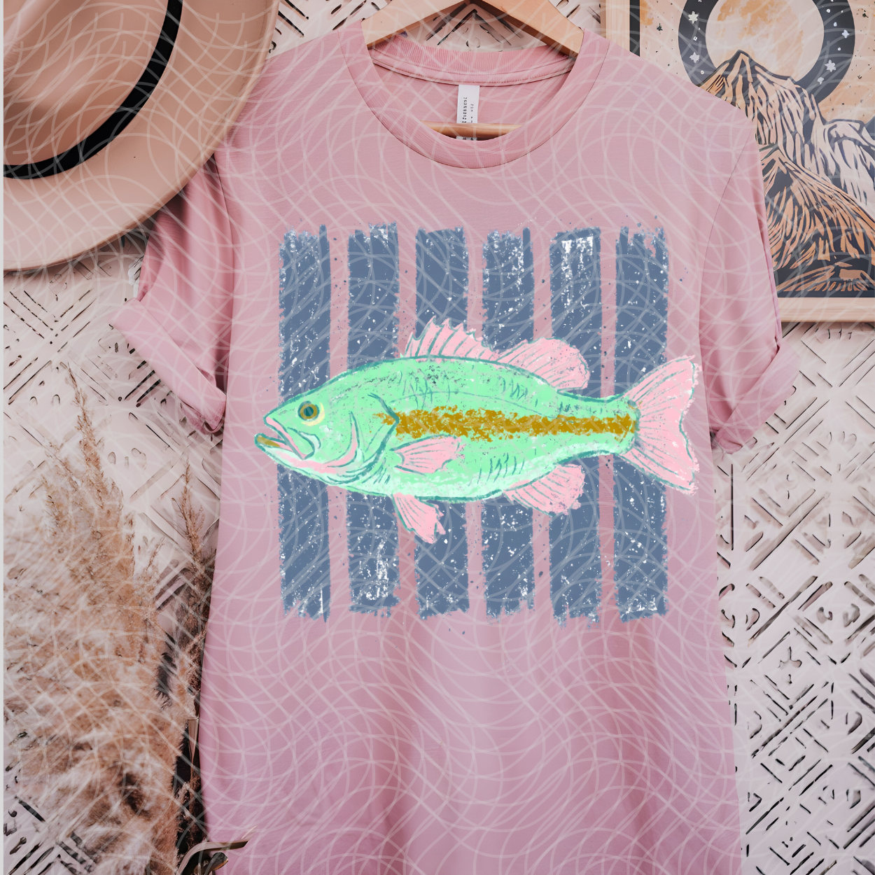TEAL FISH - DTF TRANSFER