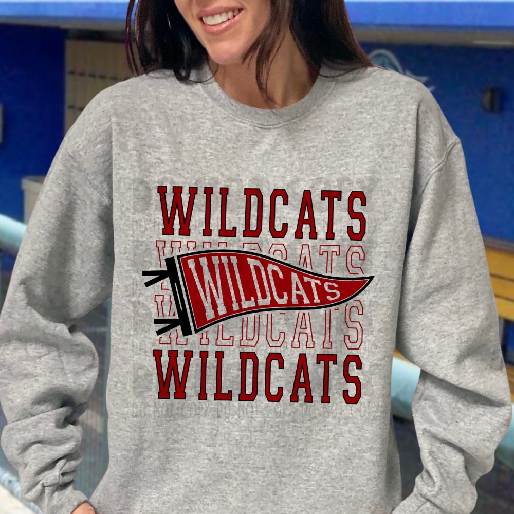 WILDCATS STACKED PENDANT - DTF TRANSFER