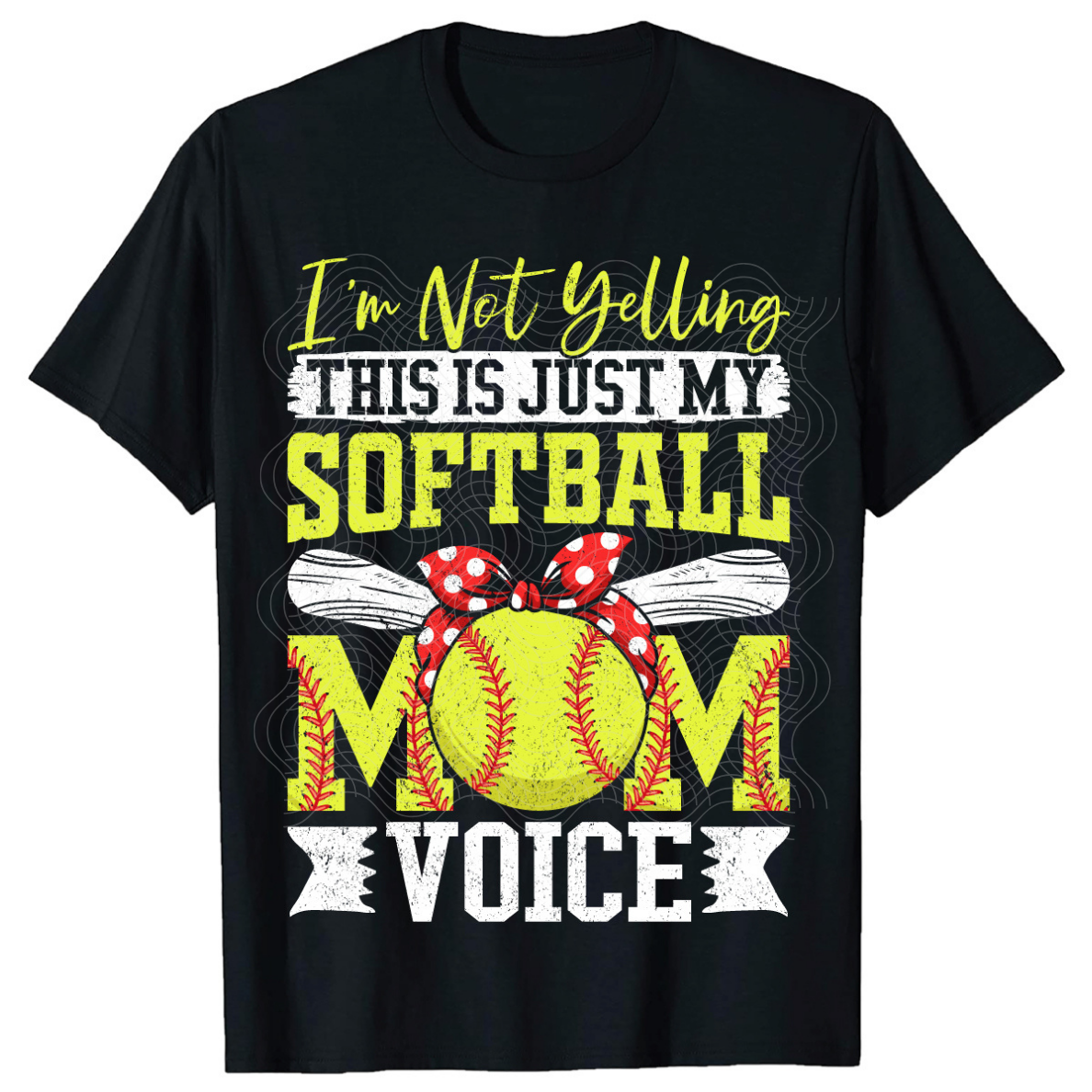 SOFTBALL MOM VOICE - DTF TRANSFER