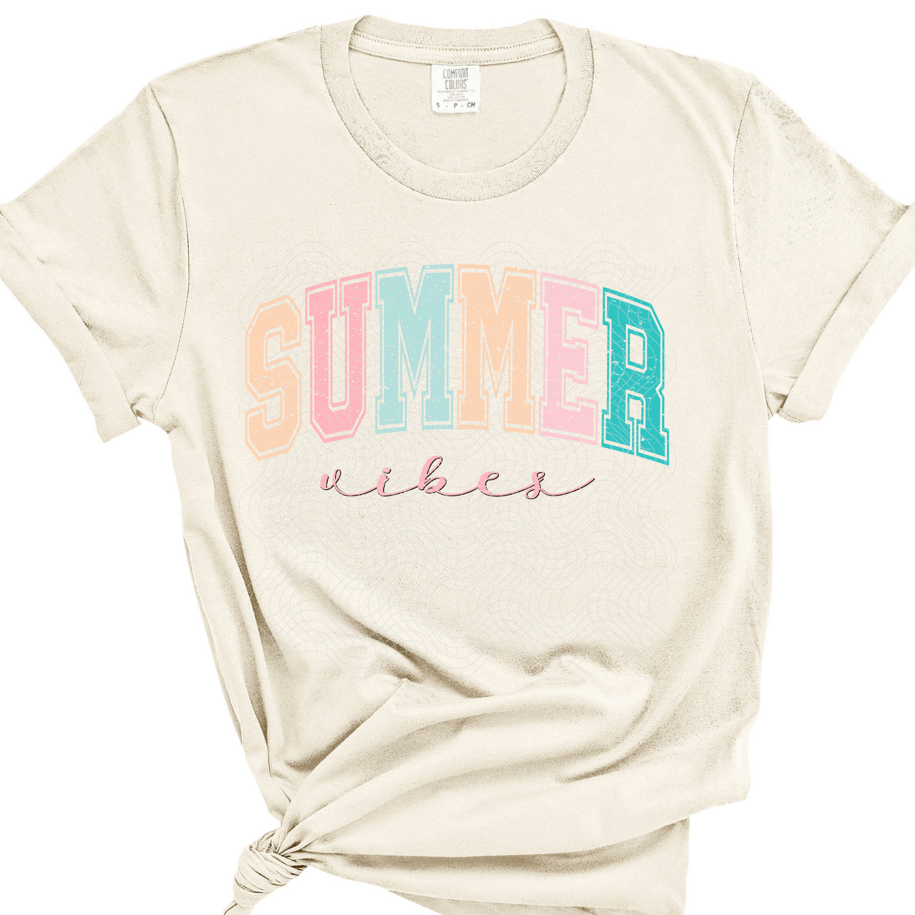 SUMMER VIBES VARSITY - DTF TRANSFER