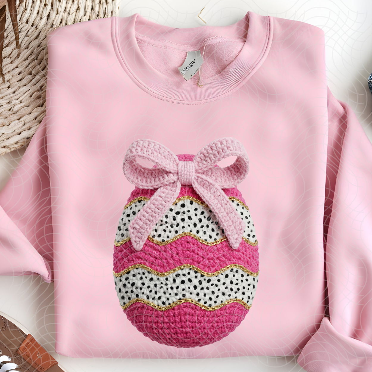 FAUX YARN EASTER EGG - DTF TRANSFER
