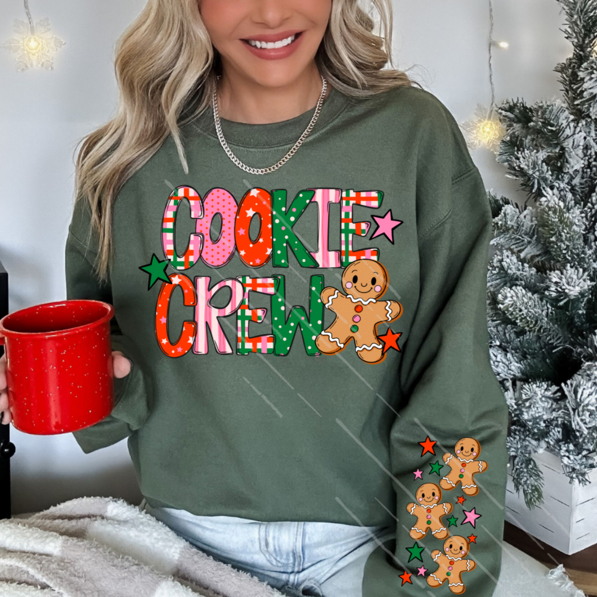 COOKIE CREW W/ SLEEVE - DTF TRANSFER