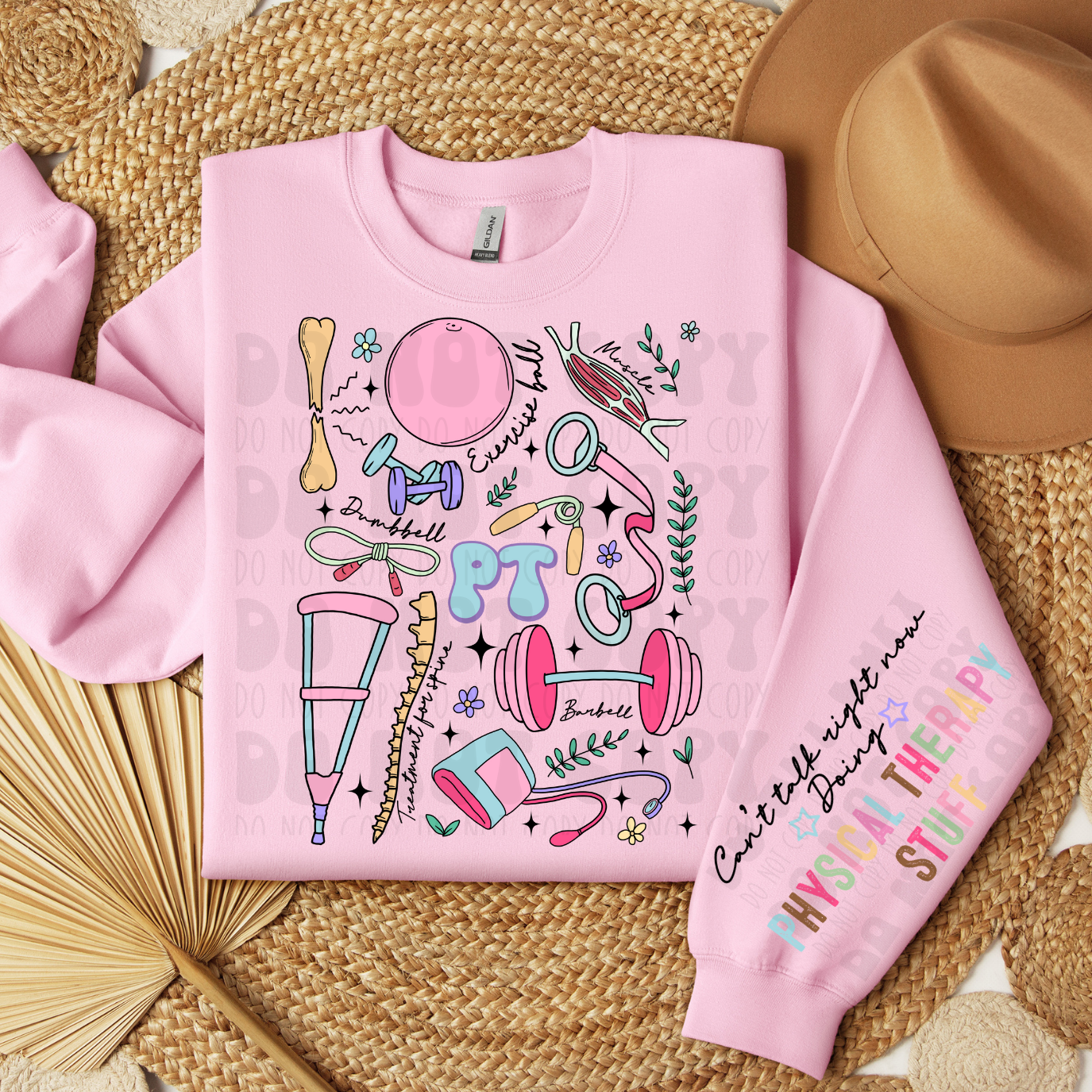 PHYSICAL THERAPY STUFF W/SLEEVE - DTF TRANSFER