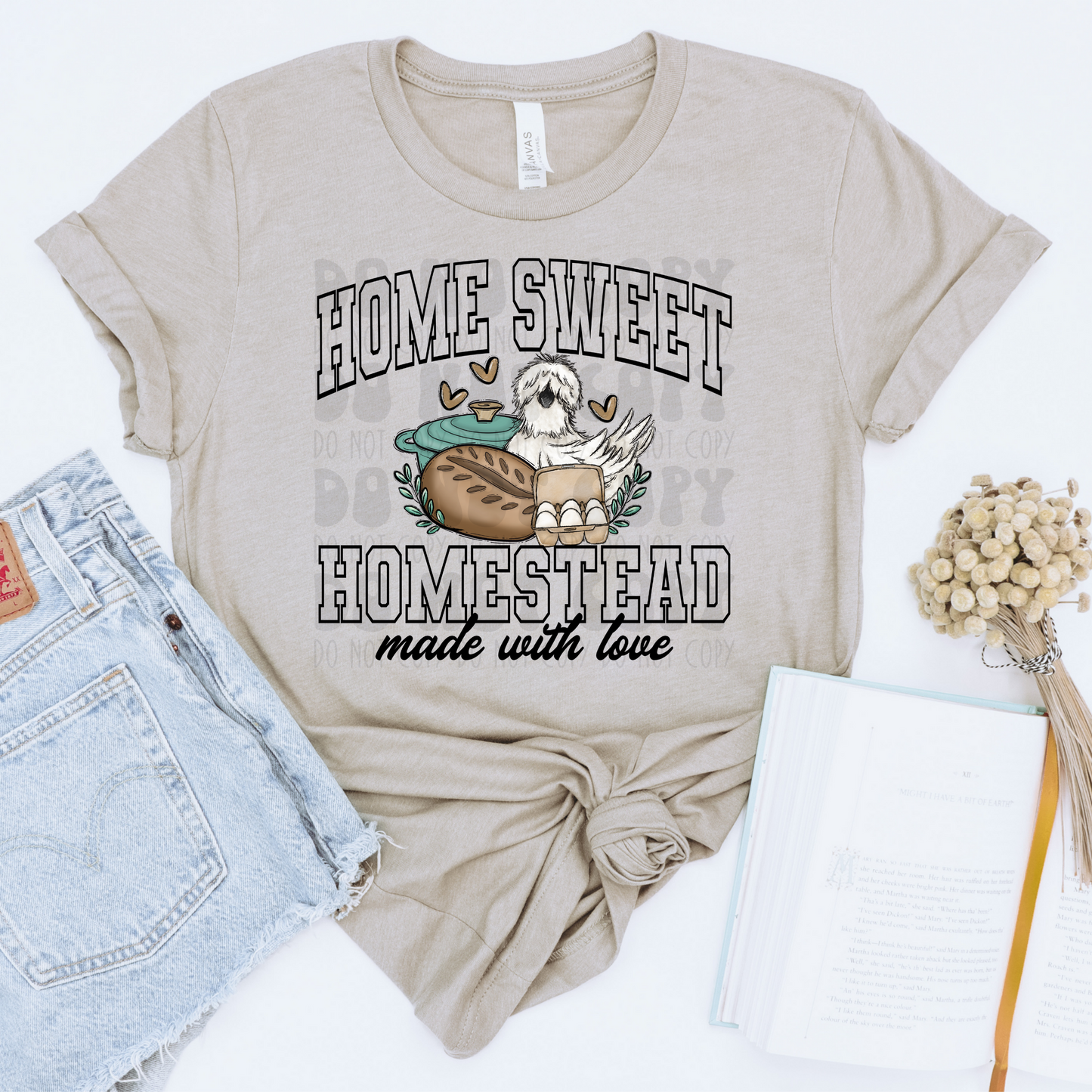 HOME SWEET HOMESTEAD - DTF TRANSFER