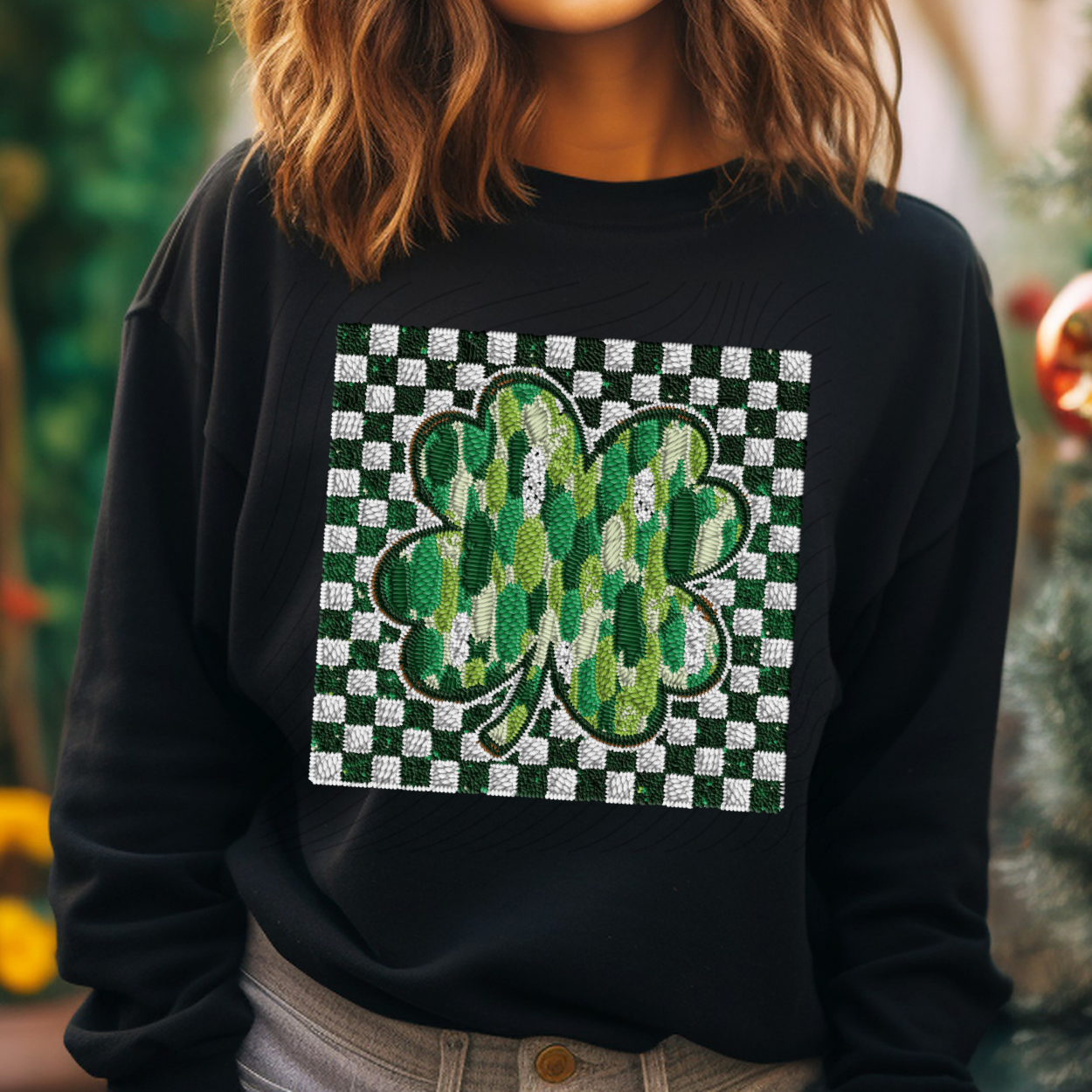 CLOVER FAUX EMBROIDERY - DTF TRANSFER