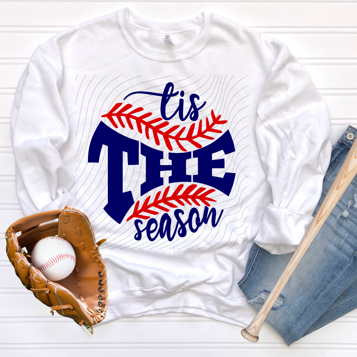 TIS THE SEASON WAVY - DTF TRANSFER