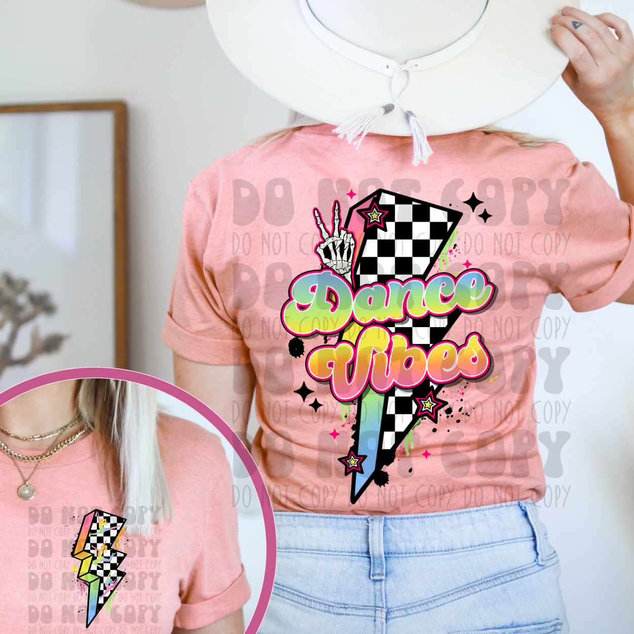 DANCE VIBES BOLT W/ POCKET - DTF TRANSFER