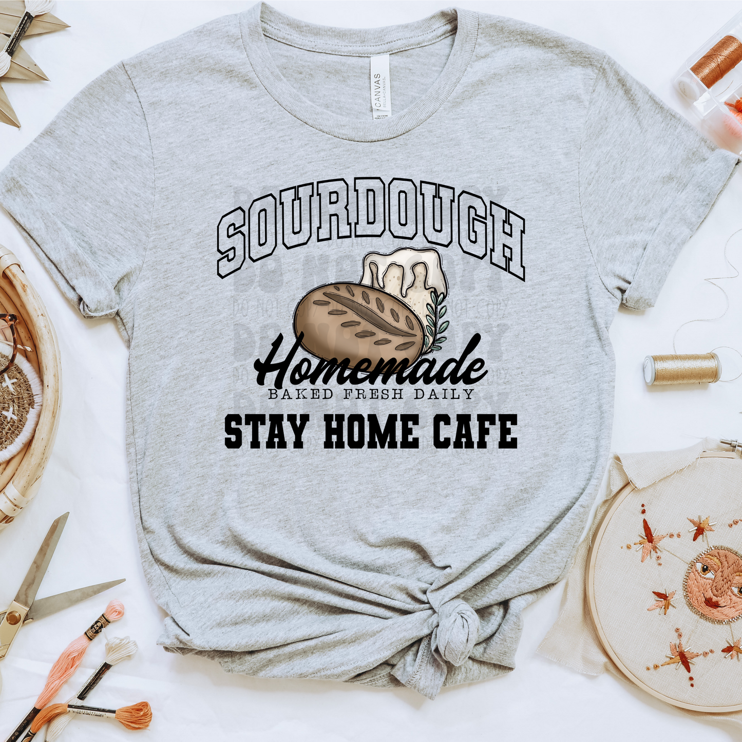 SOURDOUGH STAY HOME CAFE - DTF TRANSFER
