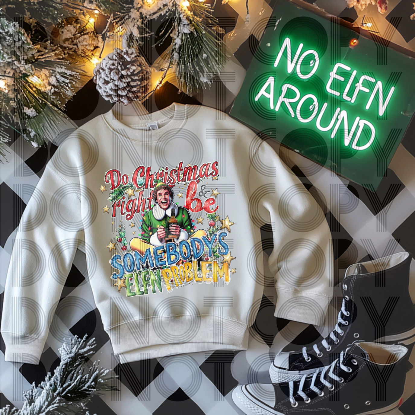 ELF'N PROBLEM - DTF TRANSFER