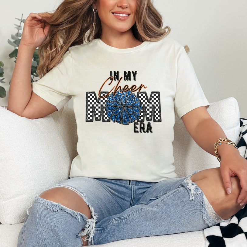 CHEER MOM ERA BLUE - DTF TRANSFER