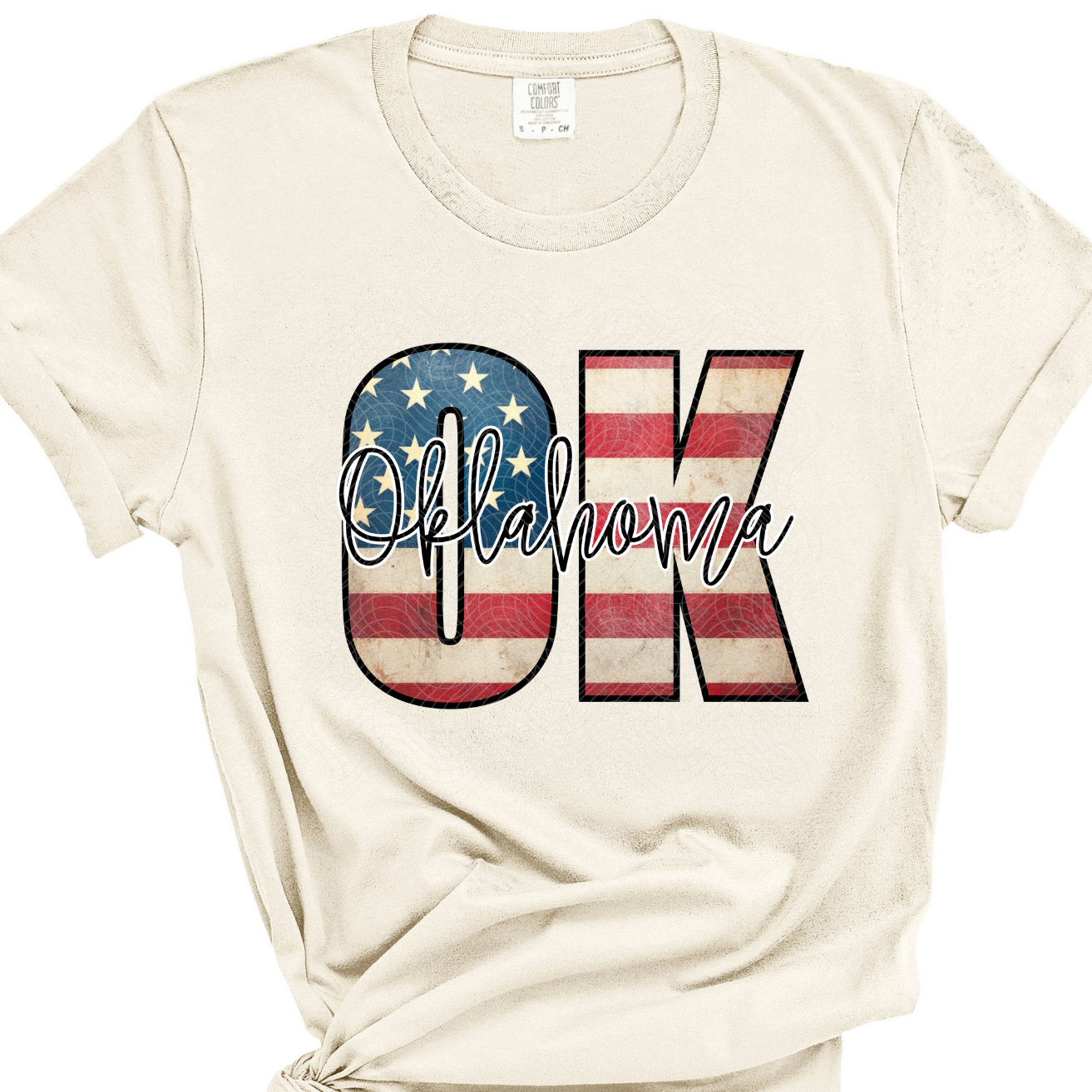 OKLAHOMA FLAG - DTF TRANSFER