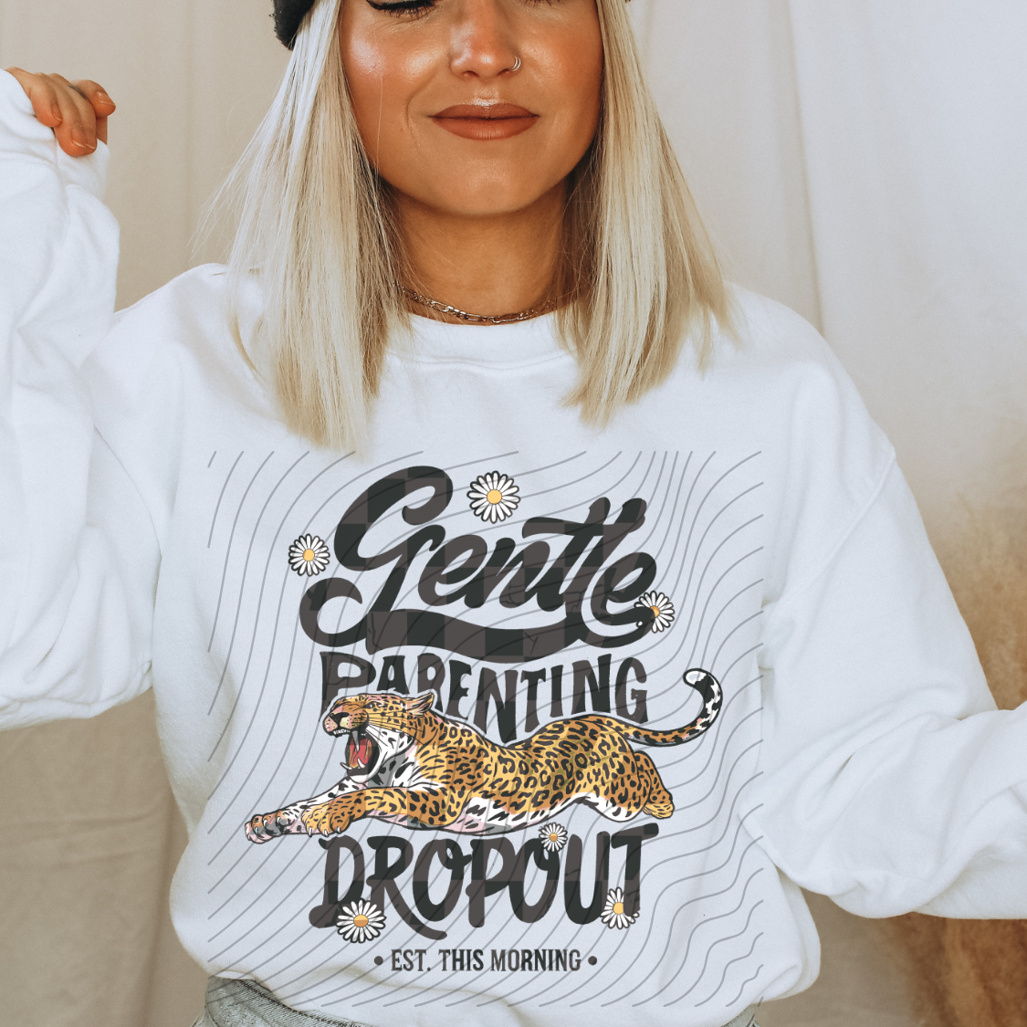 GENTLE PARENTING DROP OUT DARK - DTF TRANSFER