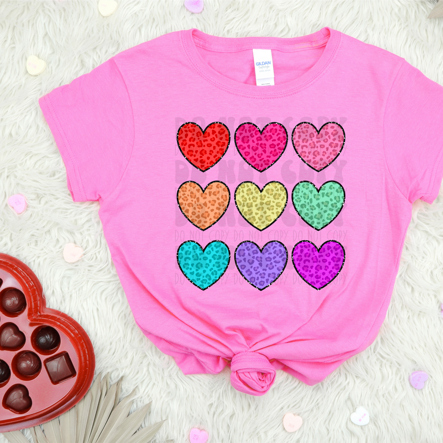 LEOPARD HEARTS - DTF TRANSFER