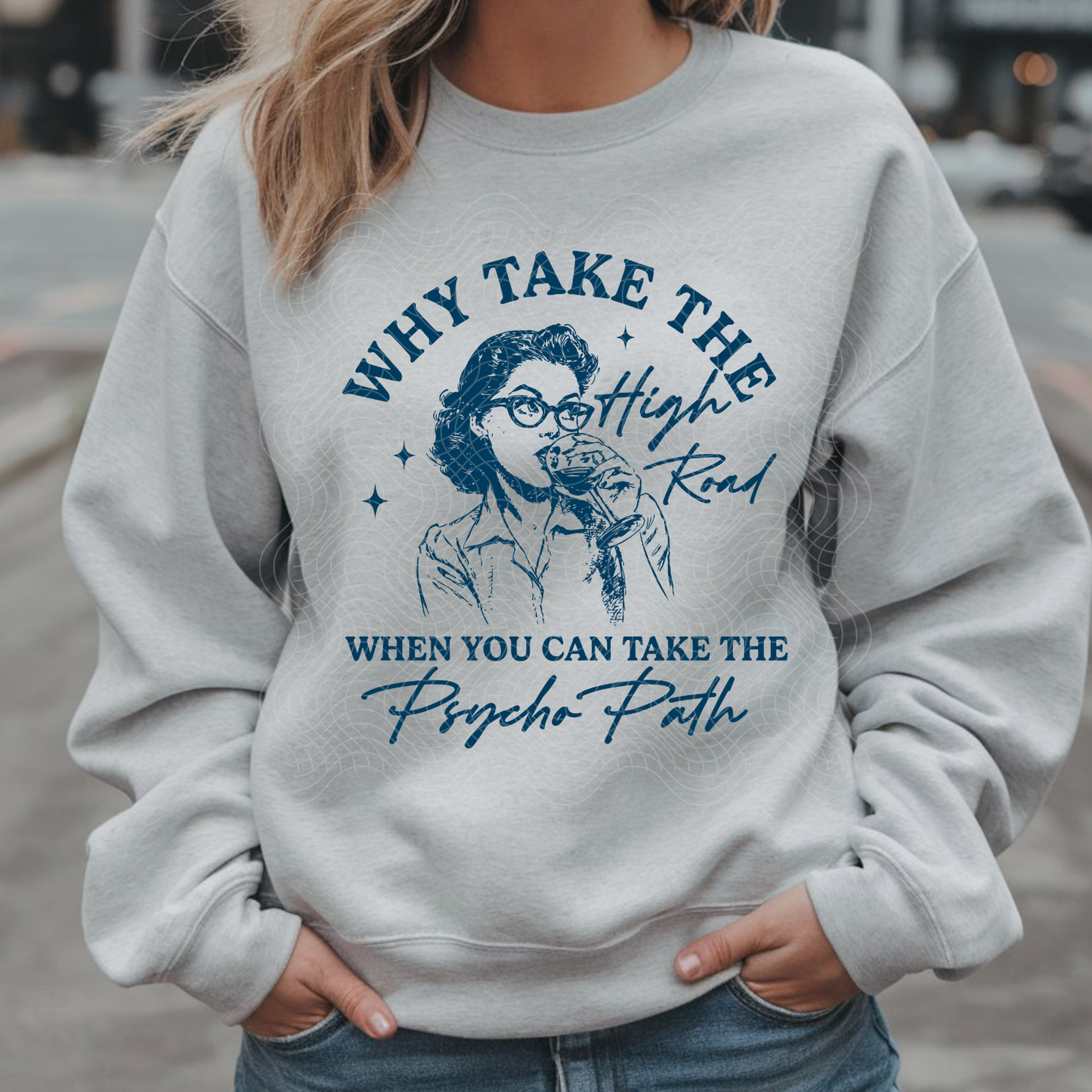 PSYCHO PATH BLUE - DTF TRANSFER