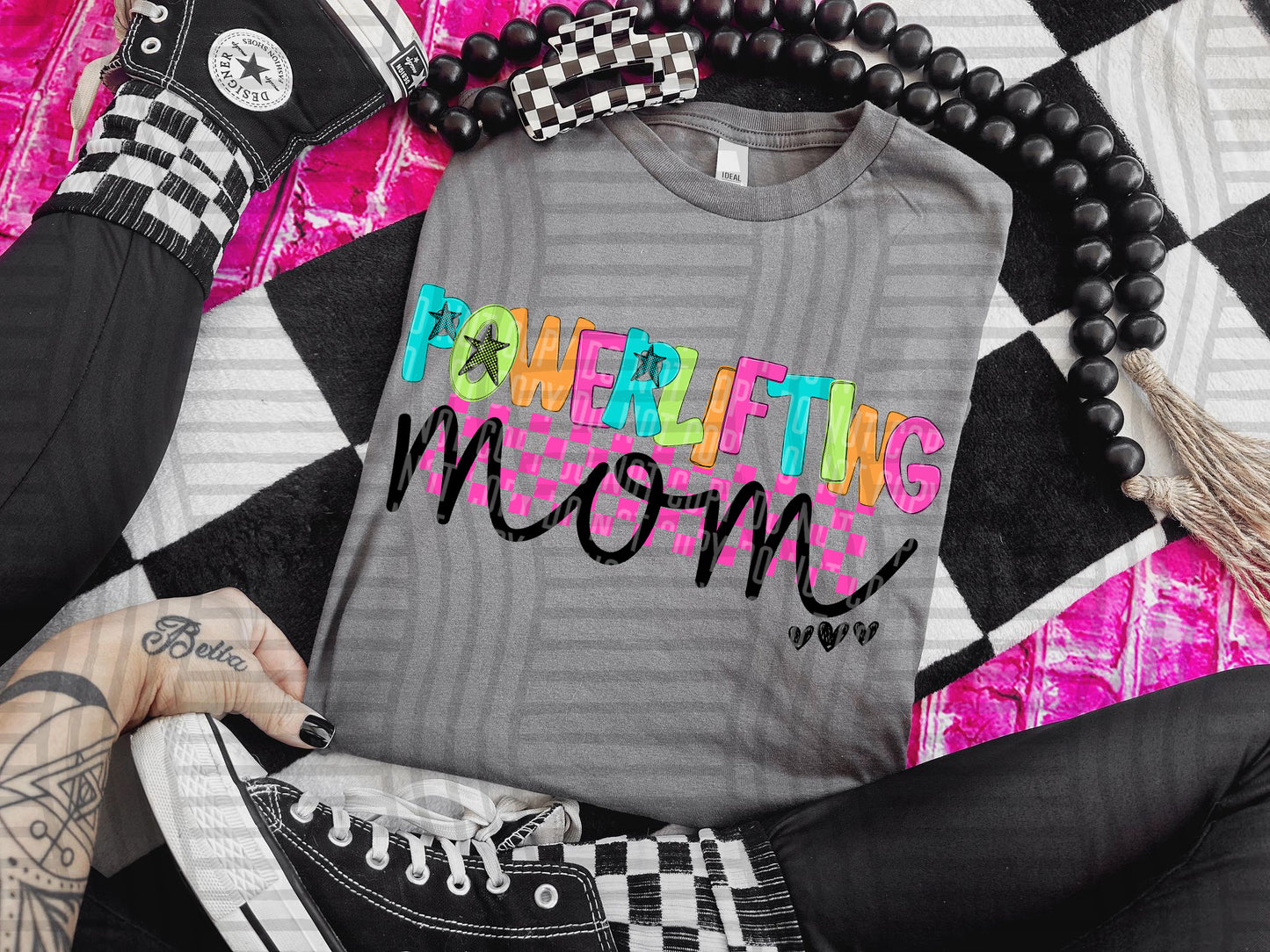 POWER LIFTING MOM - DTF TRANSFER