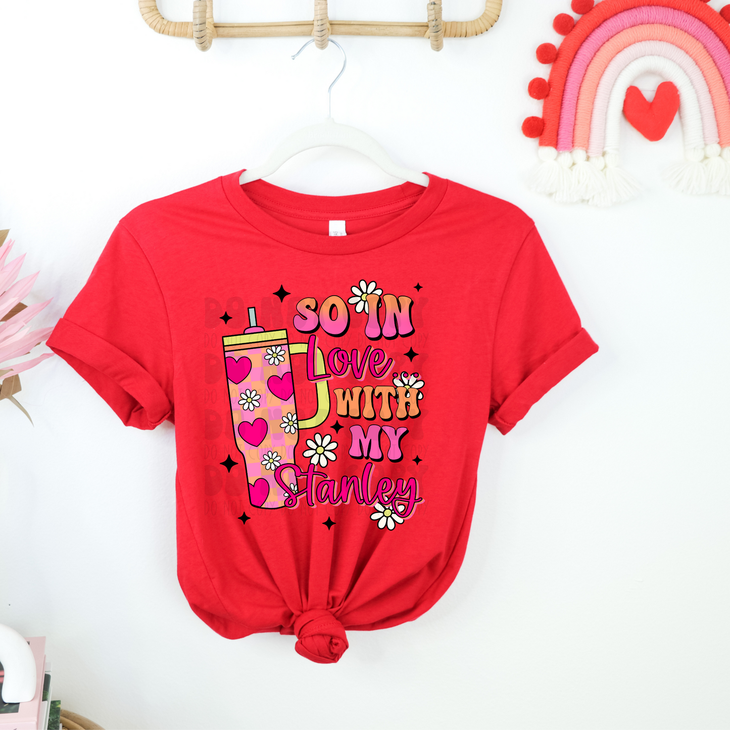 IN LOVE WITH MY CUP - DTF TRANSFER