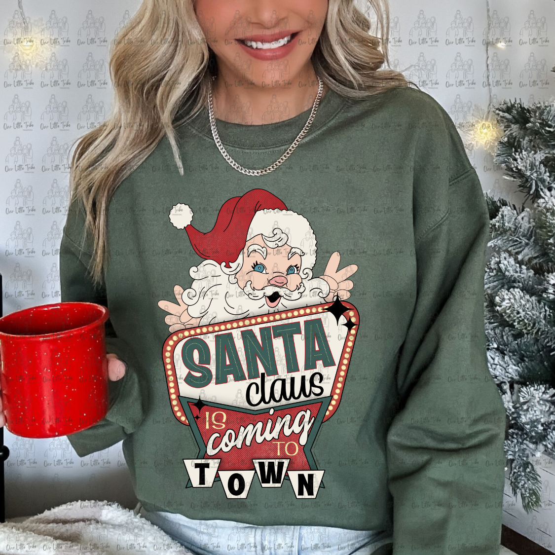 SANTA IS COMING TO TOWN - DTF TRANSFER