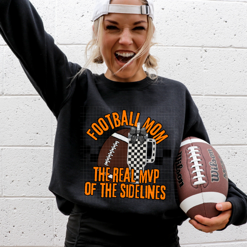 FOOTBALL MOM REAL MVP - DTF TRANSFER