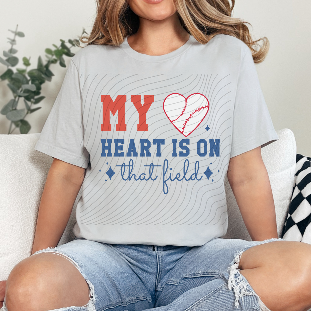 MY HEART IS ON THAT FIELD - DTF TRANSFER