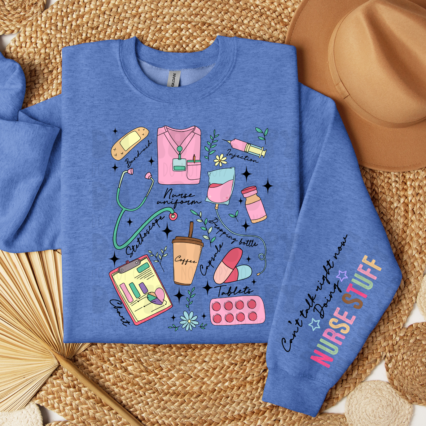 NURSE STUFF W/SLEEVE - DTF TRANSFER