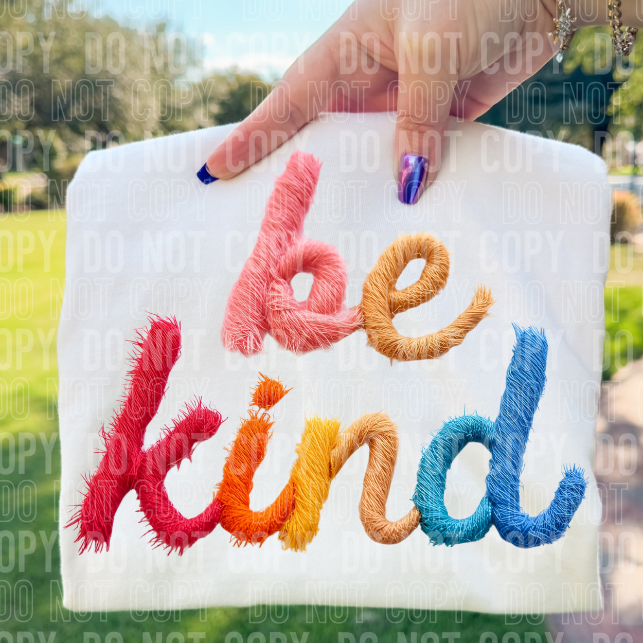 BE KIND FAUX YARN - DTF TRANSFER