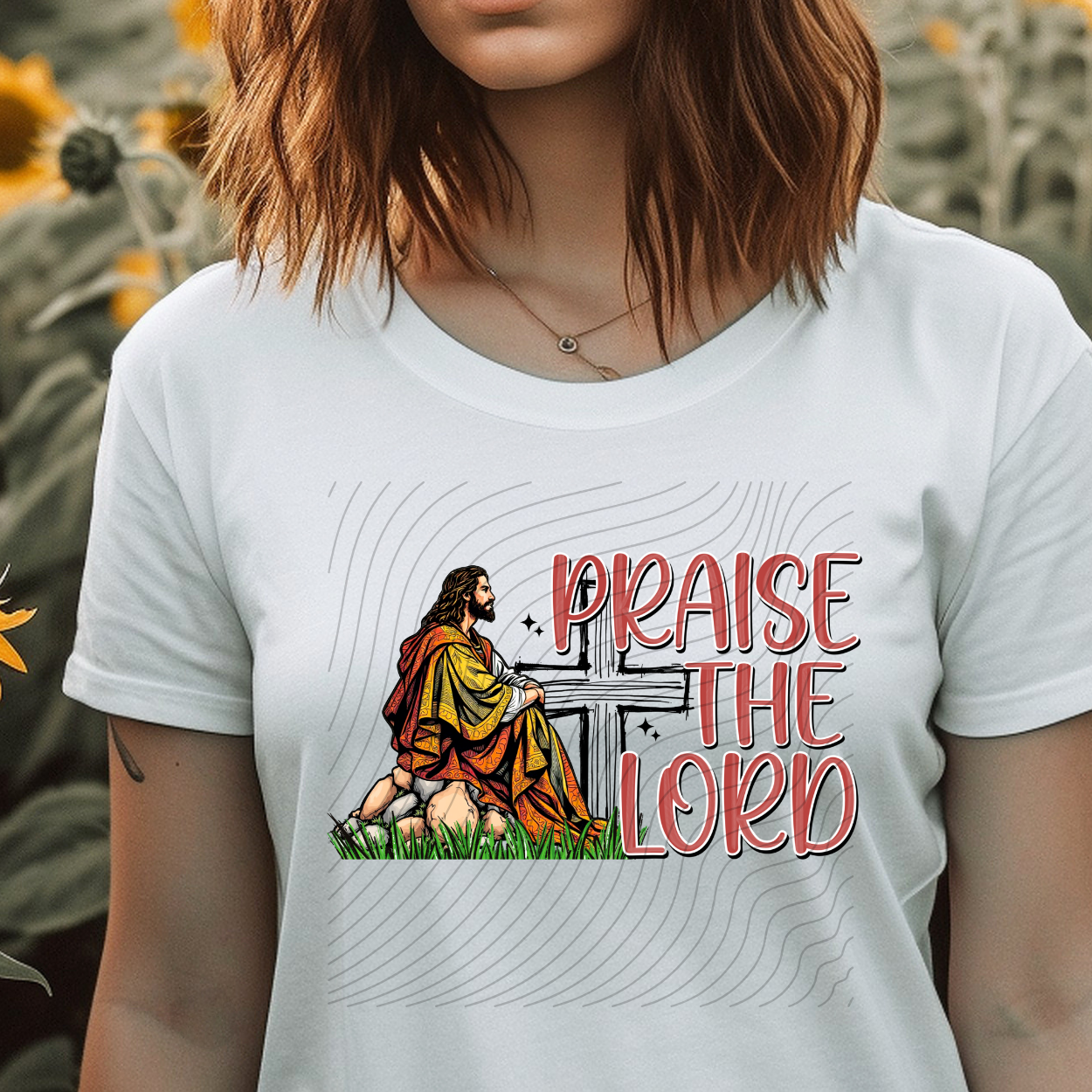 PRAISE THE LORD - DTF TRANSFER