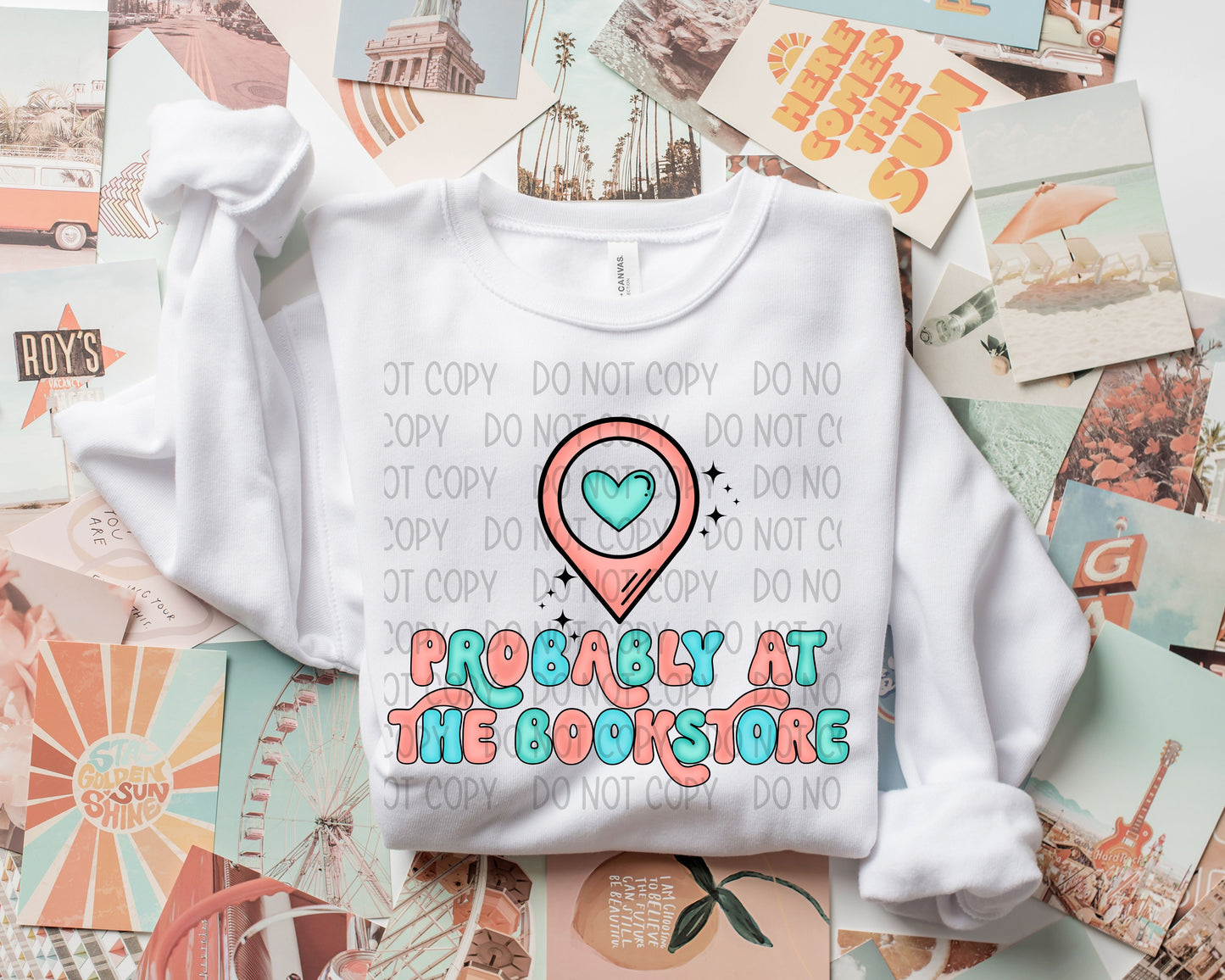 PROBABLY AT THE BOOKSTORE - DTF TRANSFER