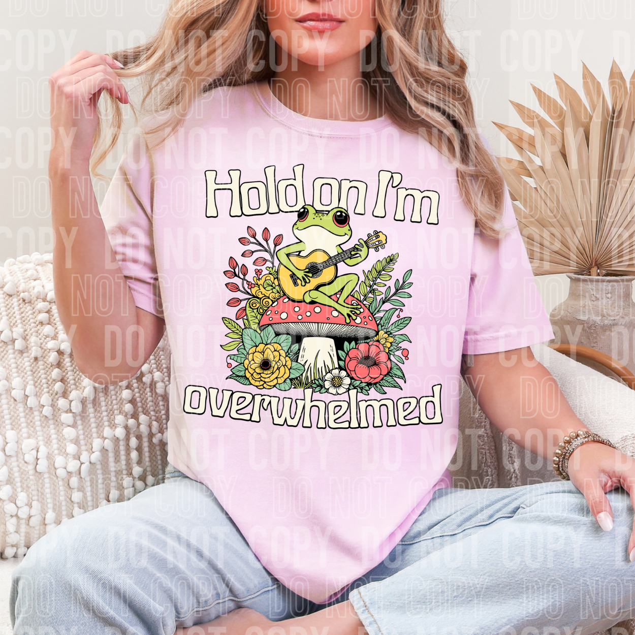 HOLD ON - DTF TRANSFER