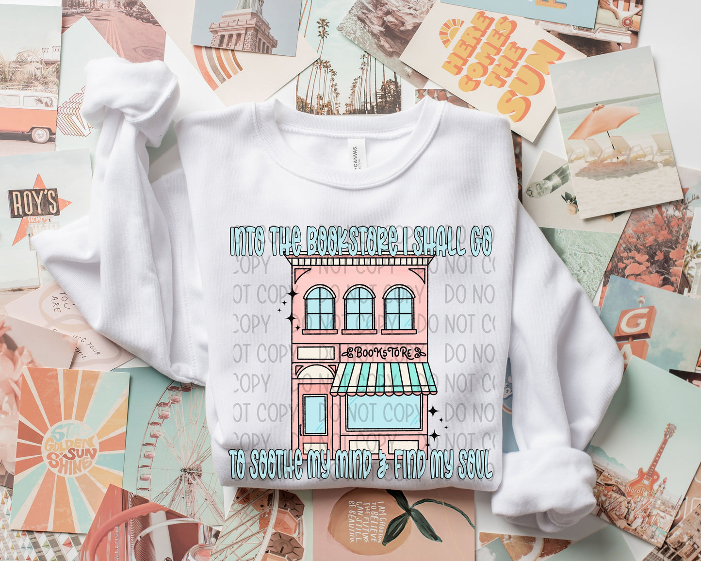 PINK BOOKSTORE - DTF TRANSFER