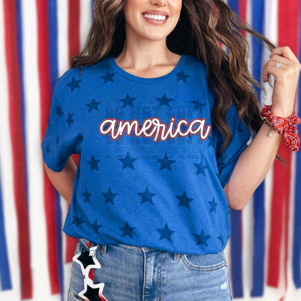 AMERICA SCRIPT - DTF TRANSFER