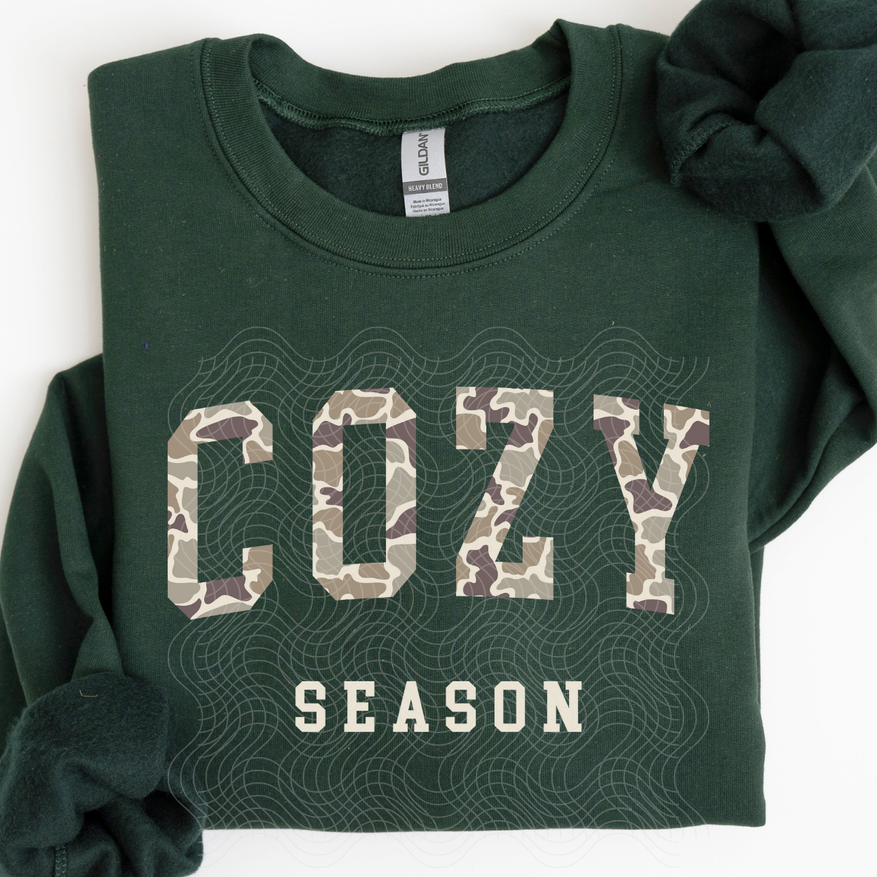 COZY SEASON CAMO - DTF TRANSFER
