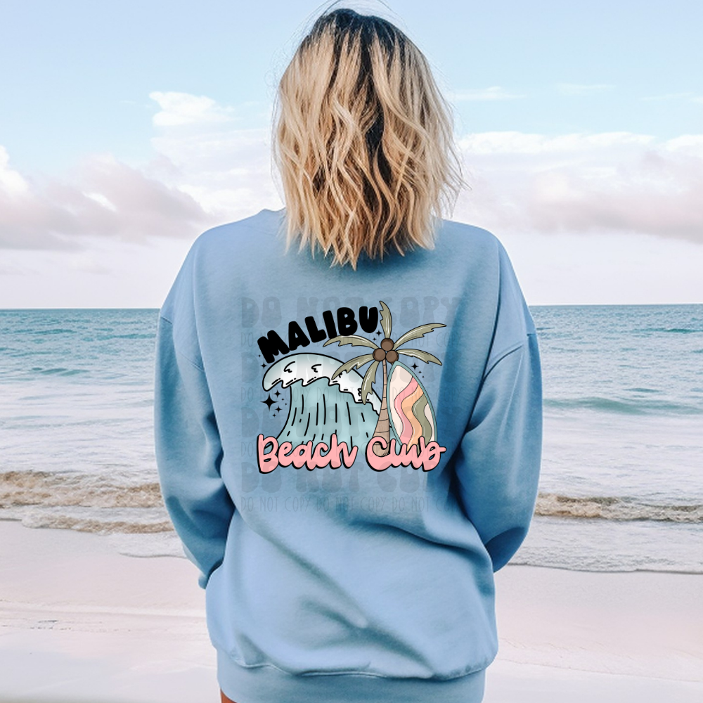 MALIBU BEACH CLUB - DTF TRANSFER