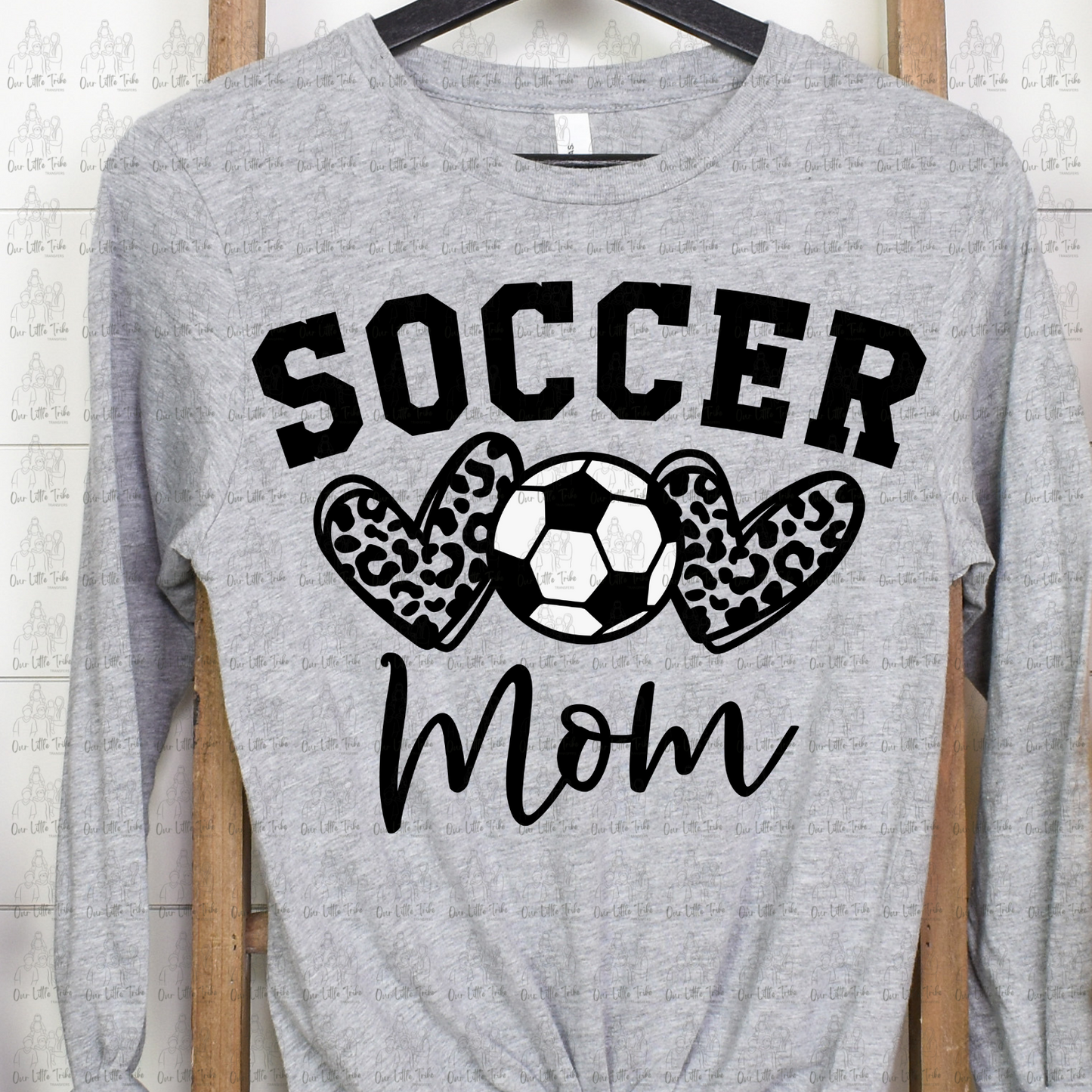 SOCCER MOM HEARTS - DTF TRANSFER