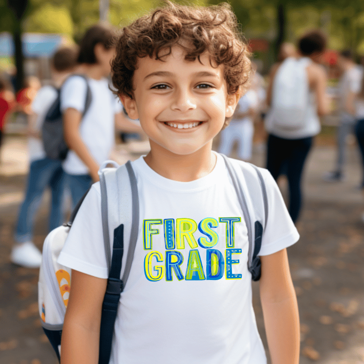 FIRST GRADE - GREEN - DTF TRANSFER