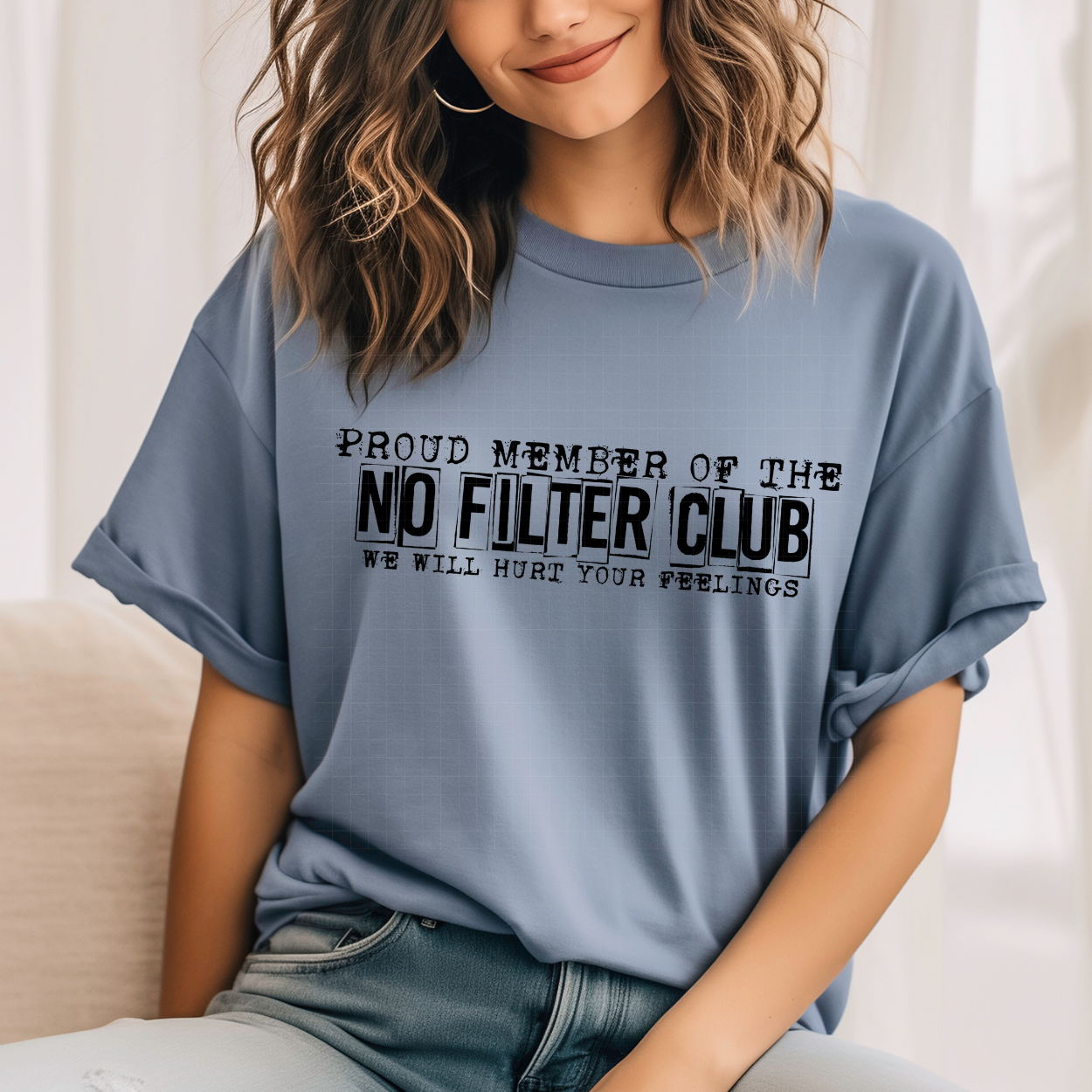 NO FILTER CLUB - DTF TRANSFER
