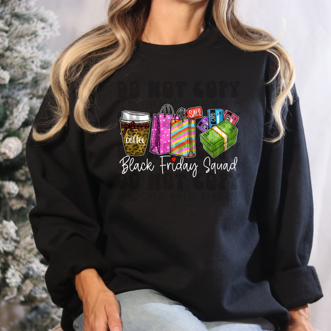BLACK FRIDAY SQUAD - COFFEE, BAGS, MONEY - DTF TRANSFER
