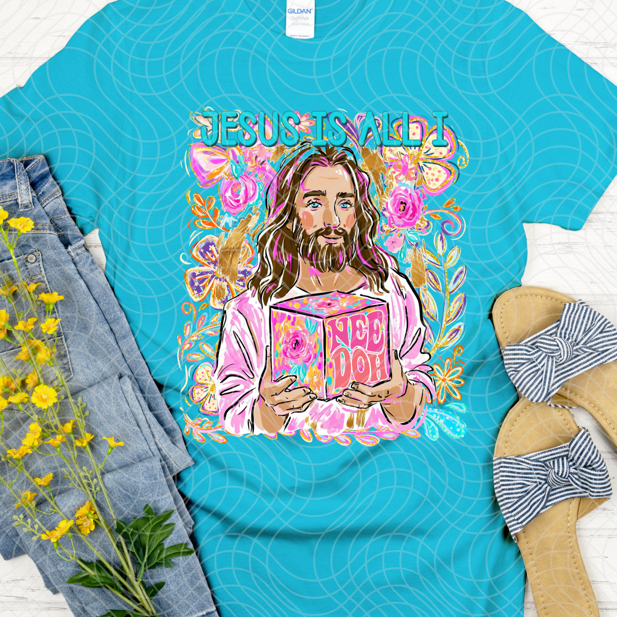 JESUS IS ALL I NEDHO - DTF TRANSFER