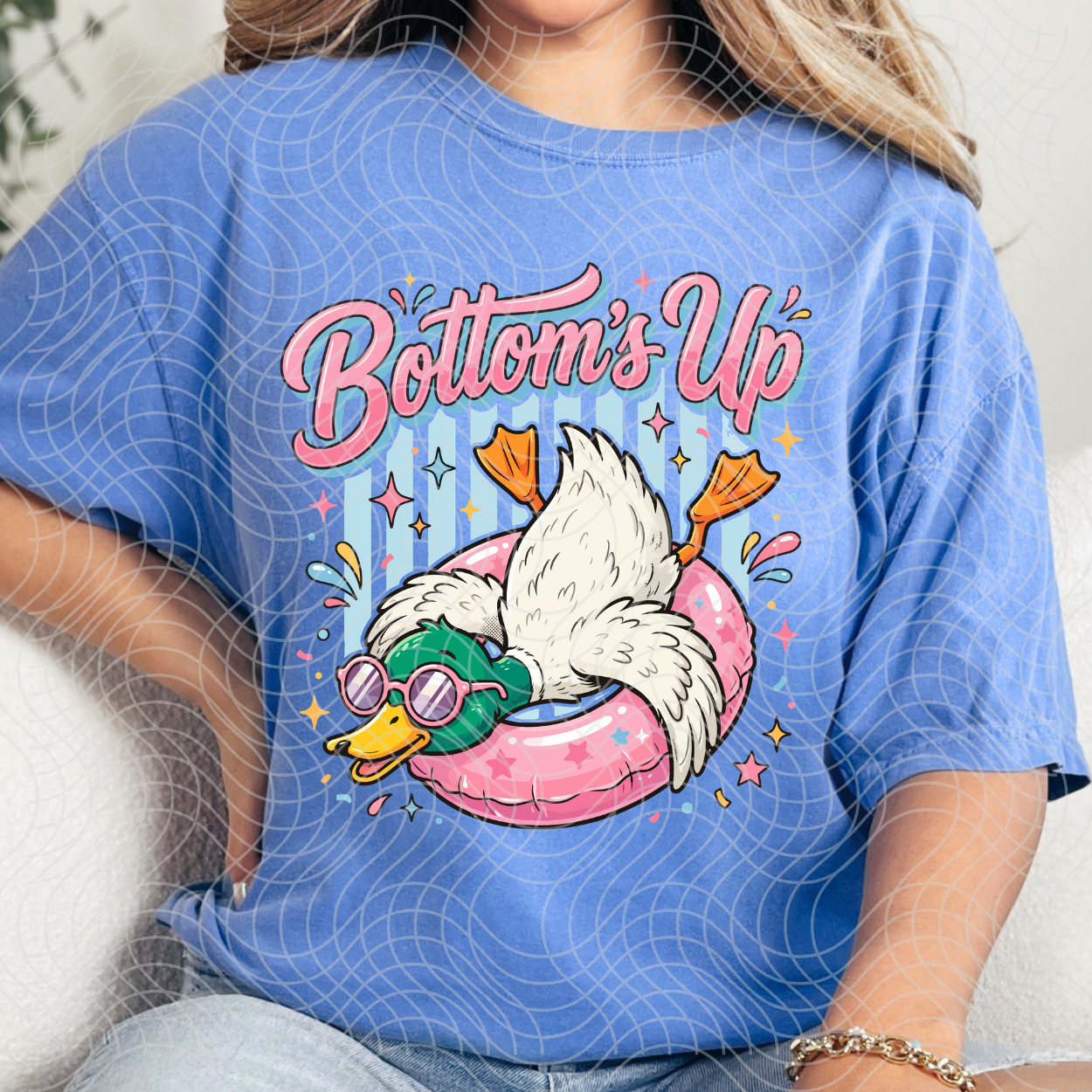 BOTTOMS UP - DTF TRANSFER