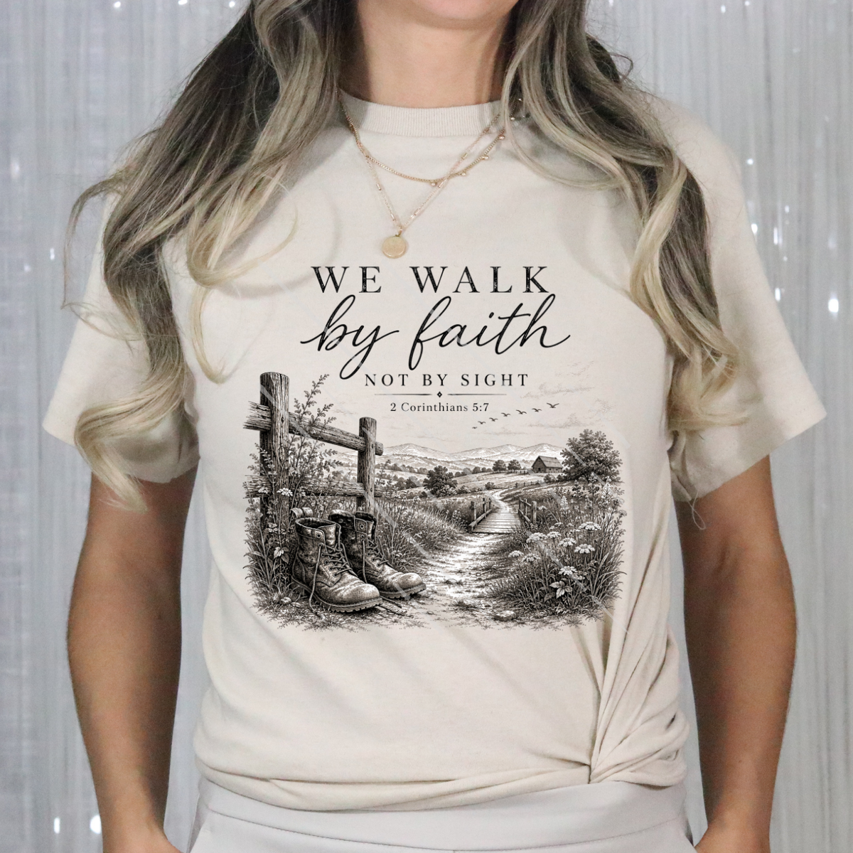 WE WALK BY FAITH - DTF TRANSFER